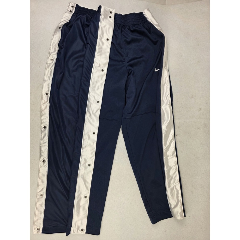 Nike Pants Men Large Red Tearaway Snap Track Basketball Warm Up Vintage Athletic - Picture 4 of 7